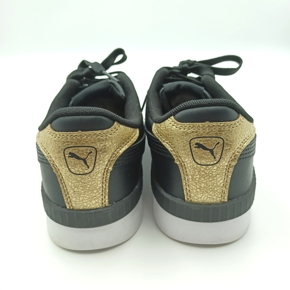 NWOT Womens Puma Jada Distressed Black 387621-01 Sneakers in Size 10 - Picture 3 of 7